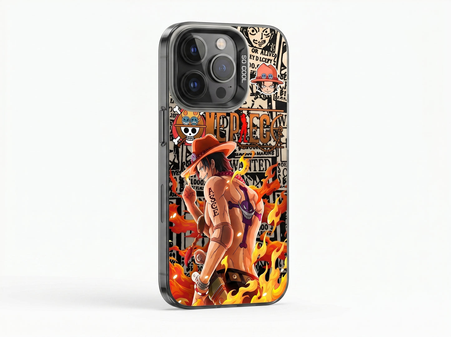 One Piece Anime Handyhülle für iPhone – Luffy, Zoro & Ace Schutzcover