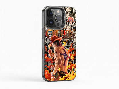 One Piece Anime Handyhülle für iPhone – Luffy, Zoro & Ace Schutzcover