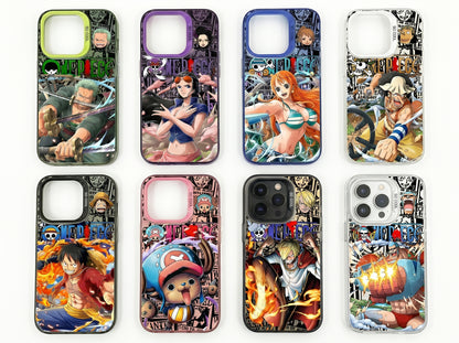 One Piece Anime Handyhülle für iPhone – Luffy, Zoro & Ace Schutzcover